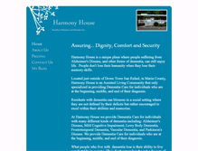 Tablet Screenshot of harmonyhousemarin.com
